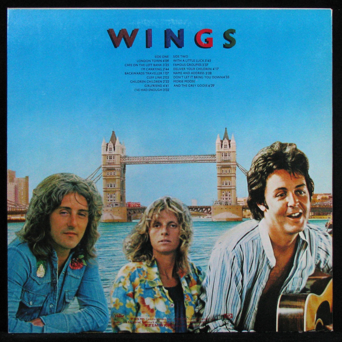 LP Wings — London Town (+ poster) фото 2