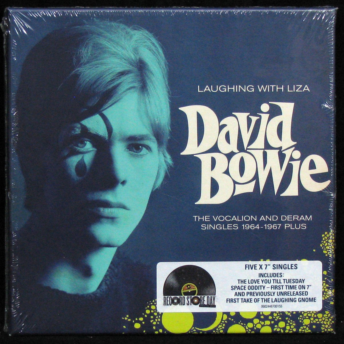 LP David Bowie —  Laughing With Liza (The Vocalion And Deram Singles 1964-1967 Plus) (box-set, single) фото