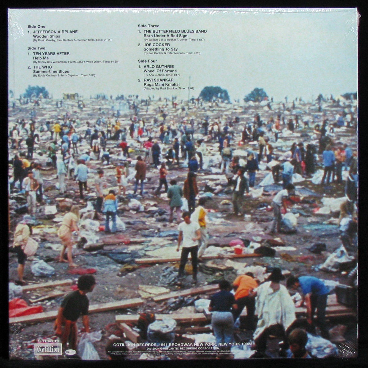 LP V/A — Woodstock Four (2LP, coloured vinyl) фото 2
