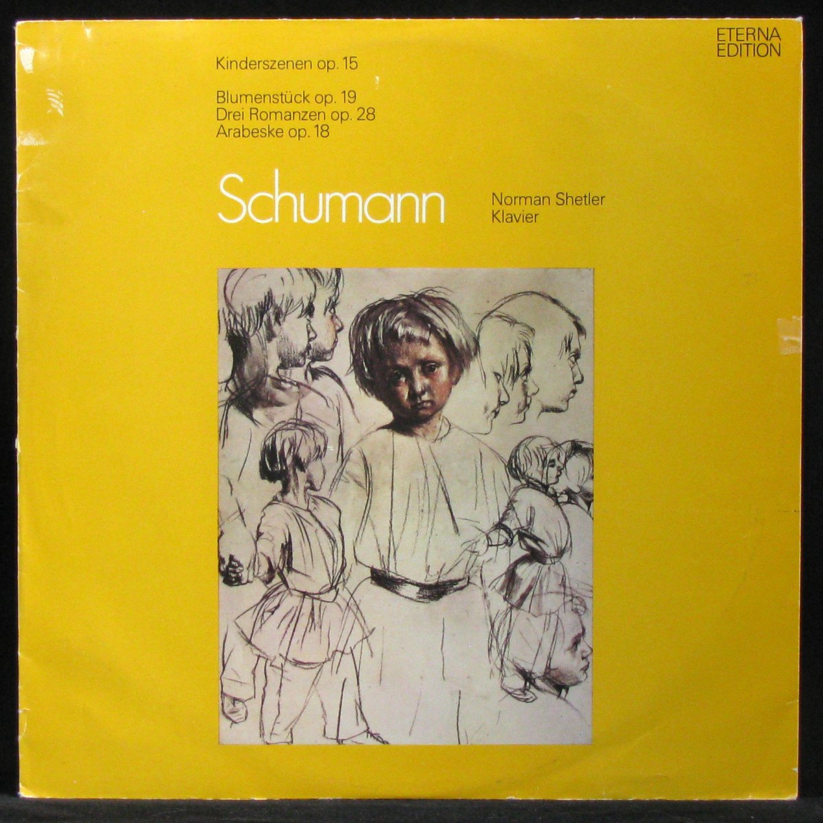 LP Norman Shetler — Schumann: Kinderszenen Op. 15 / Blumenstück Op. 19 фото