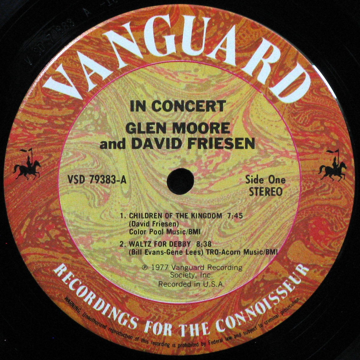 LP Glen Moore / David Friesen — In Concert фото 2