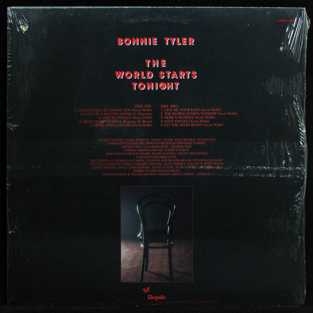 LP Bonnie Tyler — World Starts Tonight фото 2