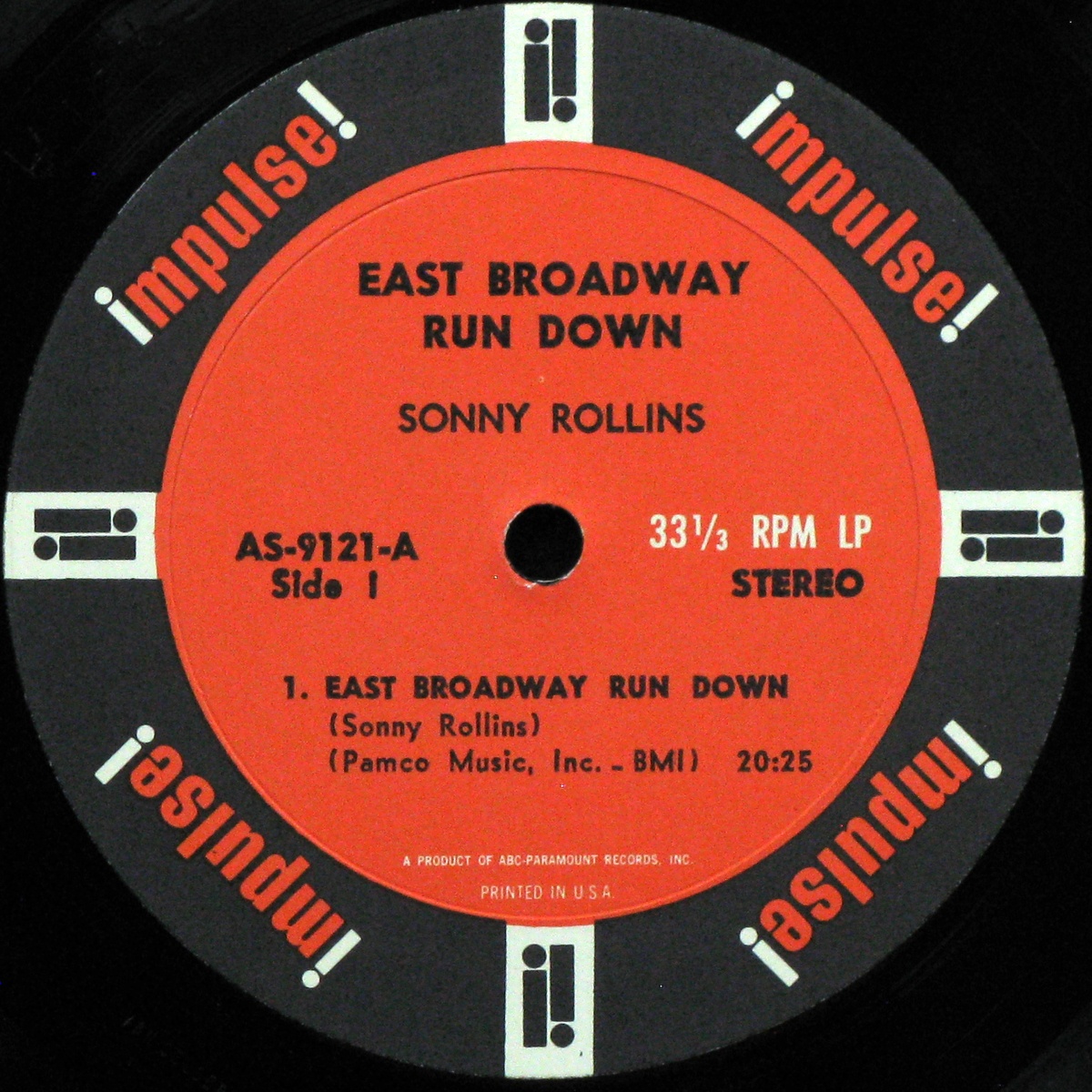 LP Sonny Rollins — East Broadway Run Down фото 3