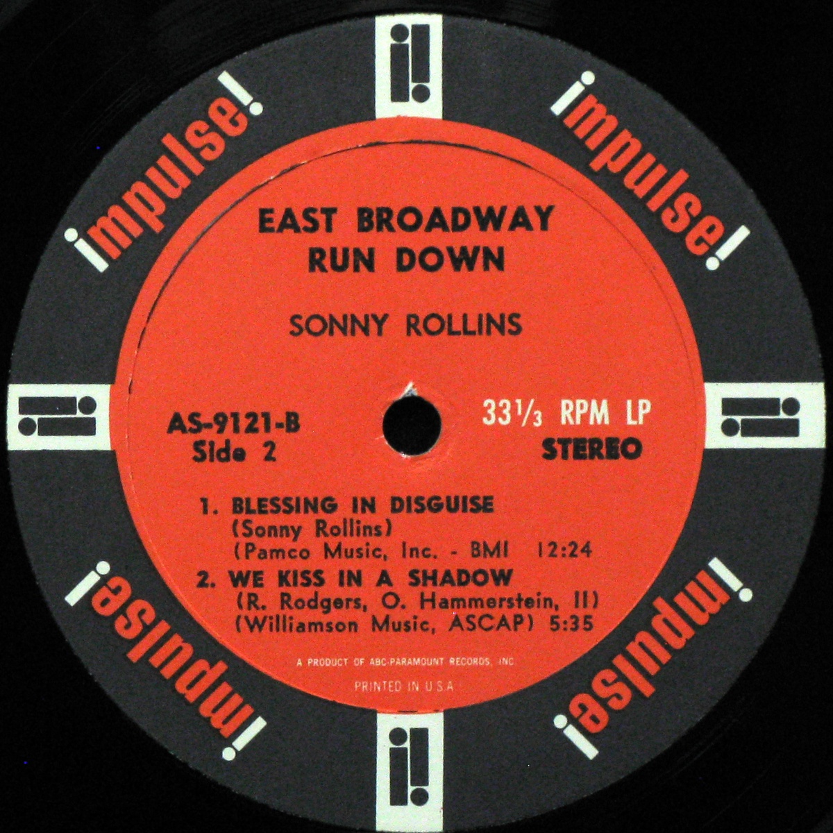 LP Sonny Rollins — East Broadway Run Down фото 4