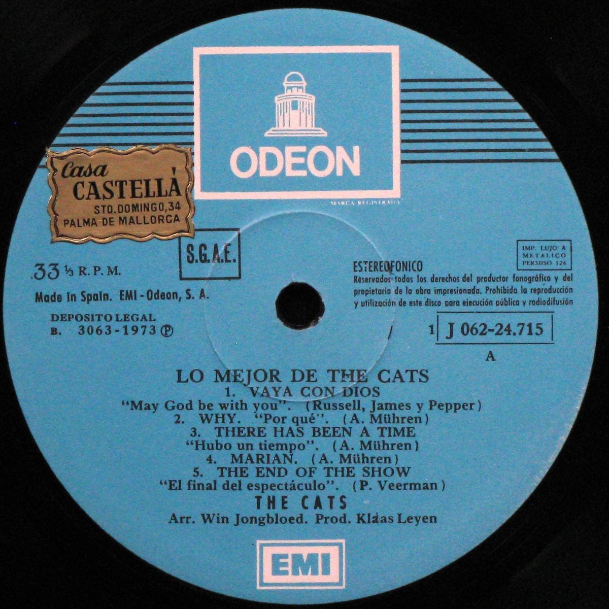 LP Cats — Lo Mejor De The Cats фото 2