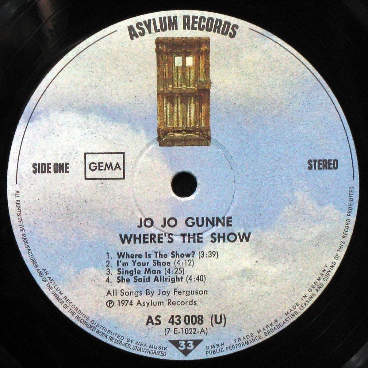 LP Jo Jo Gunne — So... Where's The Show? фото 2