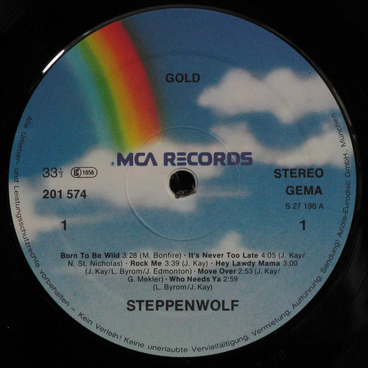 LP Steppenwolf — Gold (Their Great Hits) фото 3