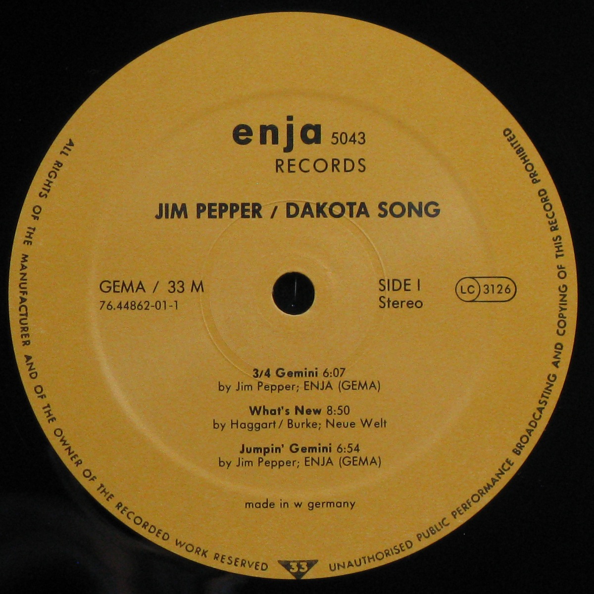LP Jim Pepper — Dakota Song фото 2