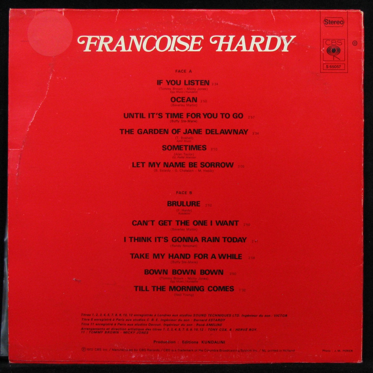 LP Francoise Hardy — Francoise Hardy фото 2