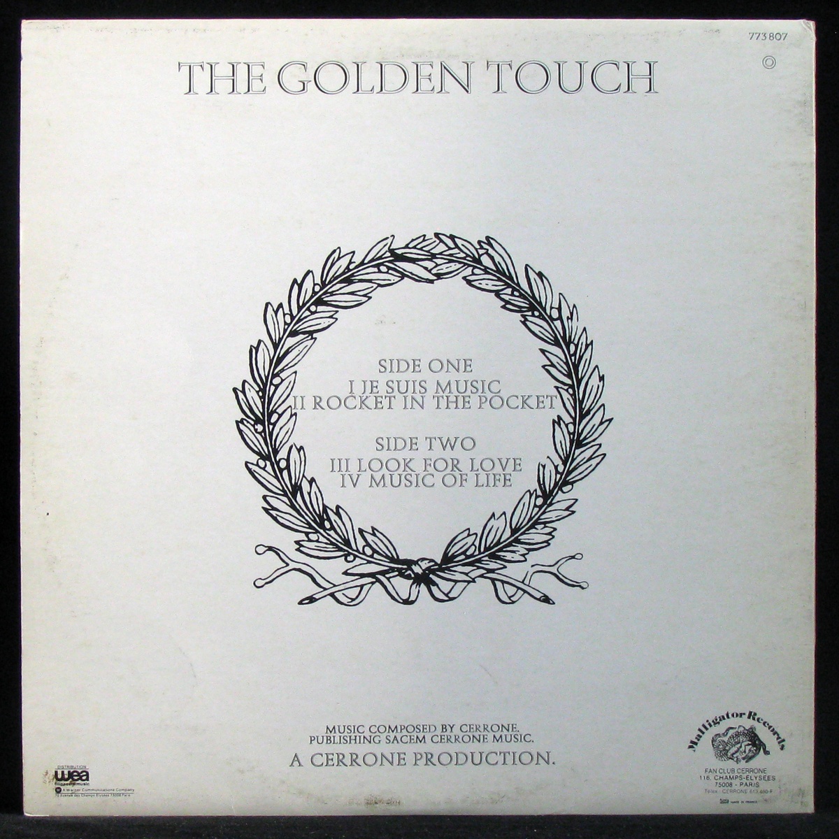 LP Cerrone — Cerrone IV - The Golden Touch фото 2