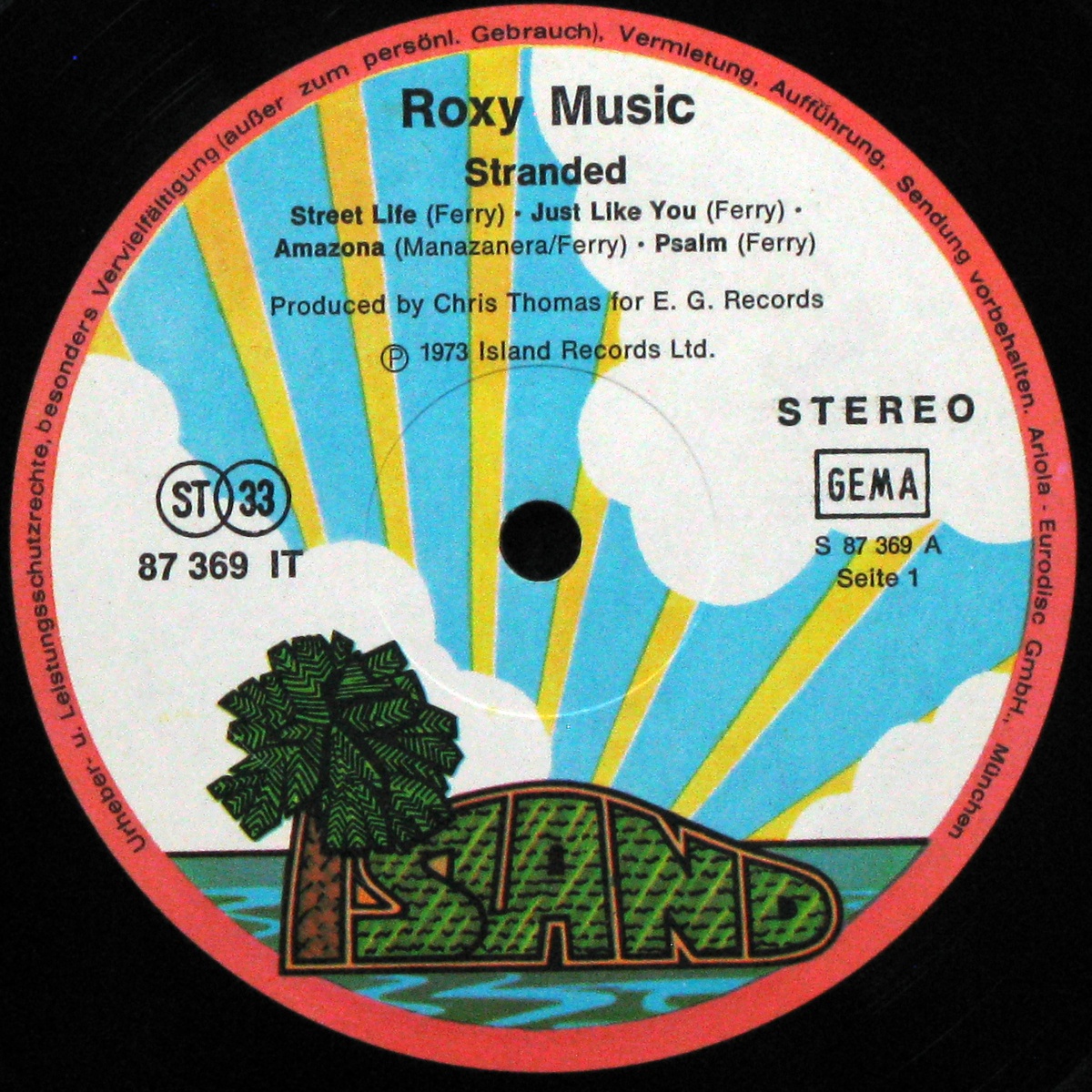 LP Roxy Music — Stranded фото 2