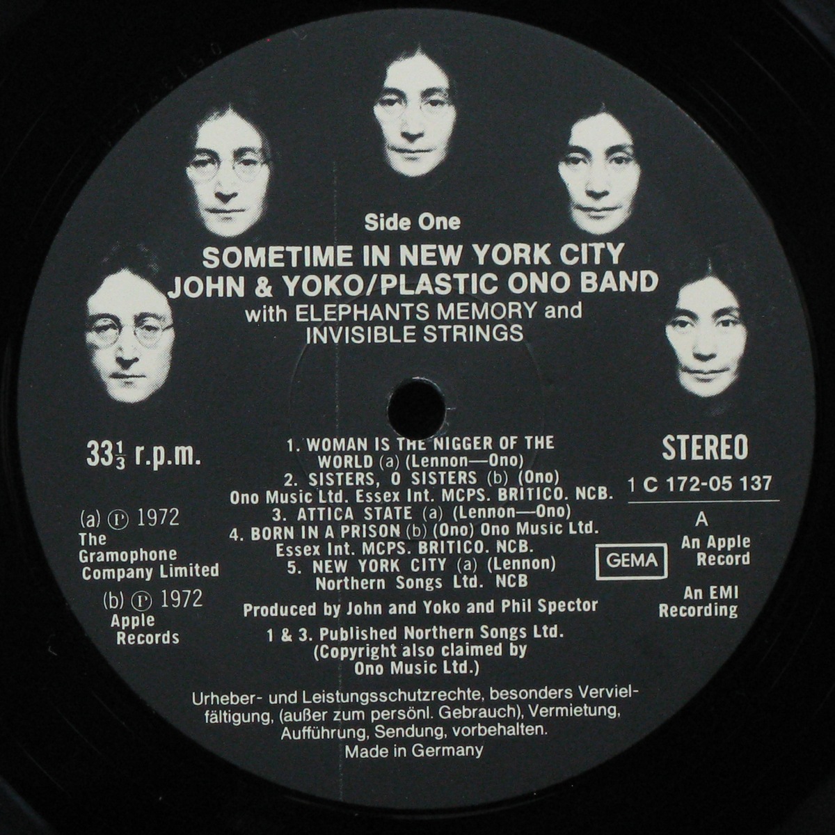 LP John & Yoko / Plastic Ono Band — Some Time In New York City (2LP) фото 3