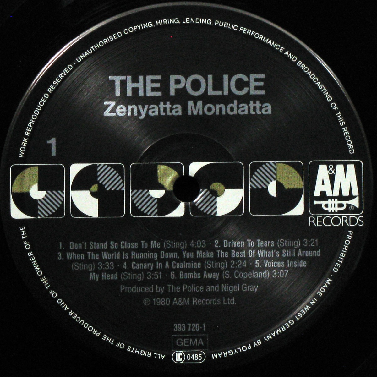 LP Police — Zenyatta Mondatta фото 2