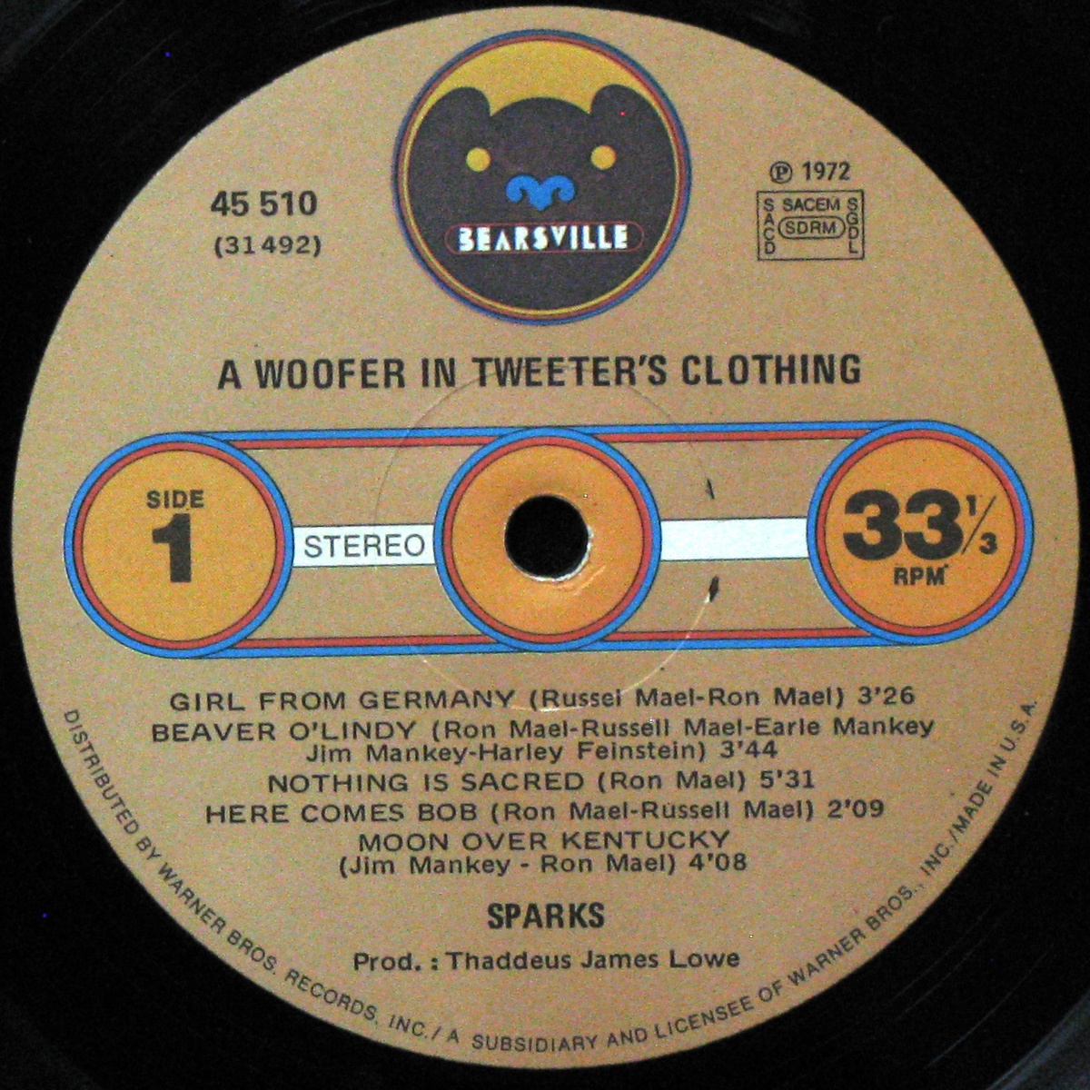 LP Sparks — A Woofer In Tweeter's Clothing фото 3