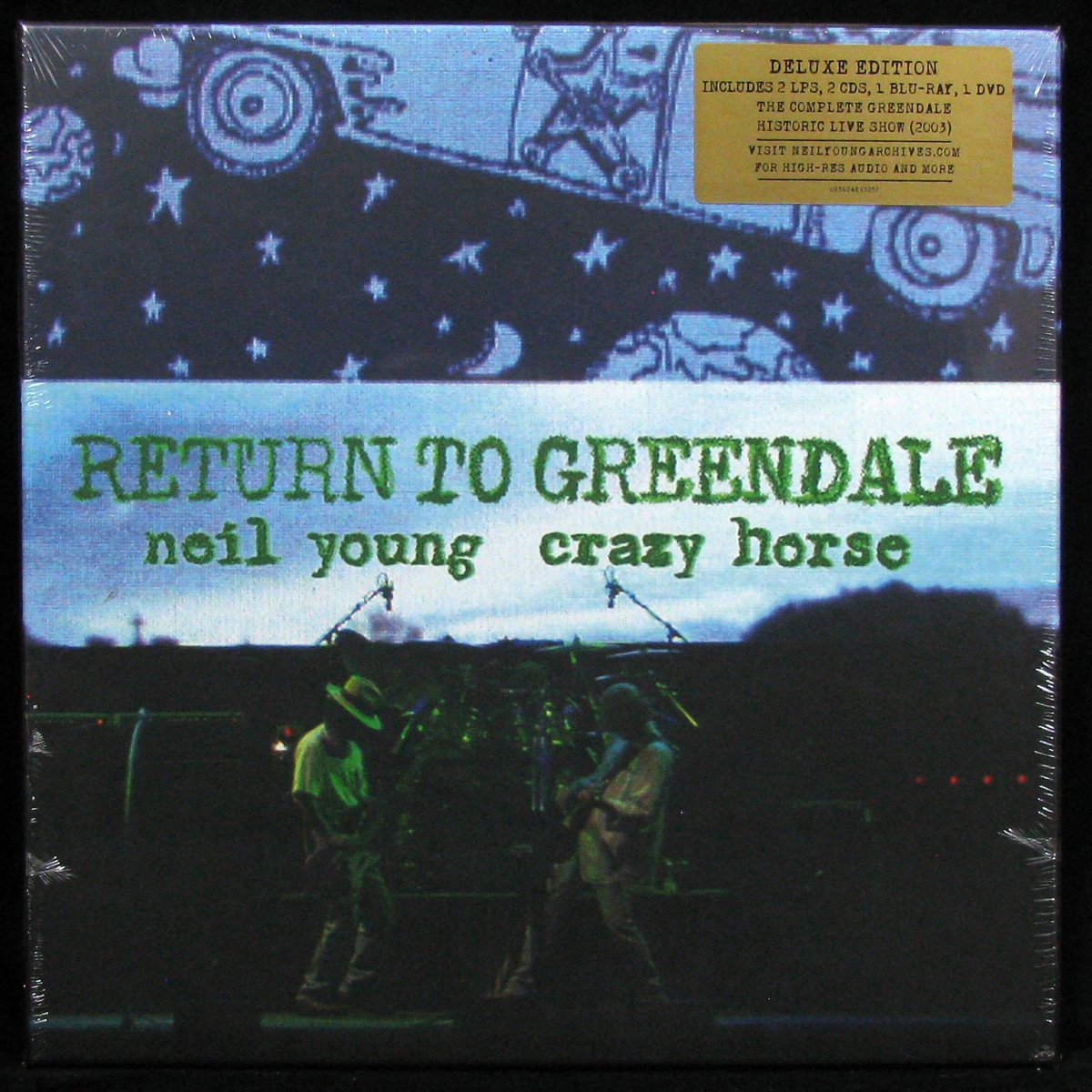 LP Neil Young / Crazy Horse — Return To Greendale (2LP Box-Set, +2CD, +DVD, +Blu-Ray) фото