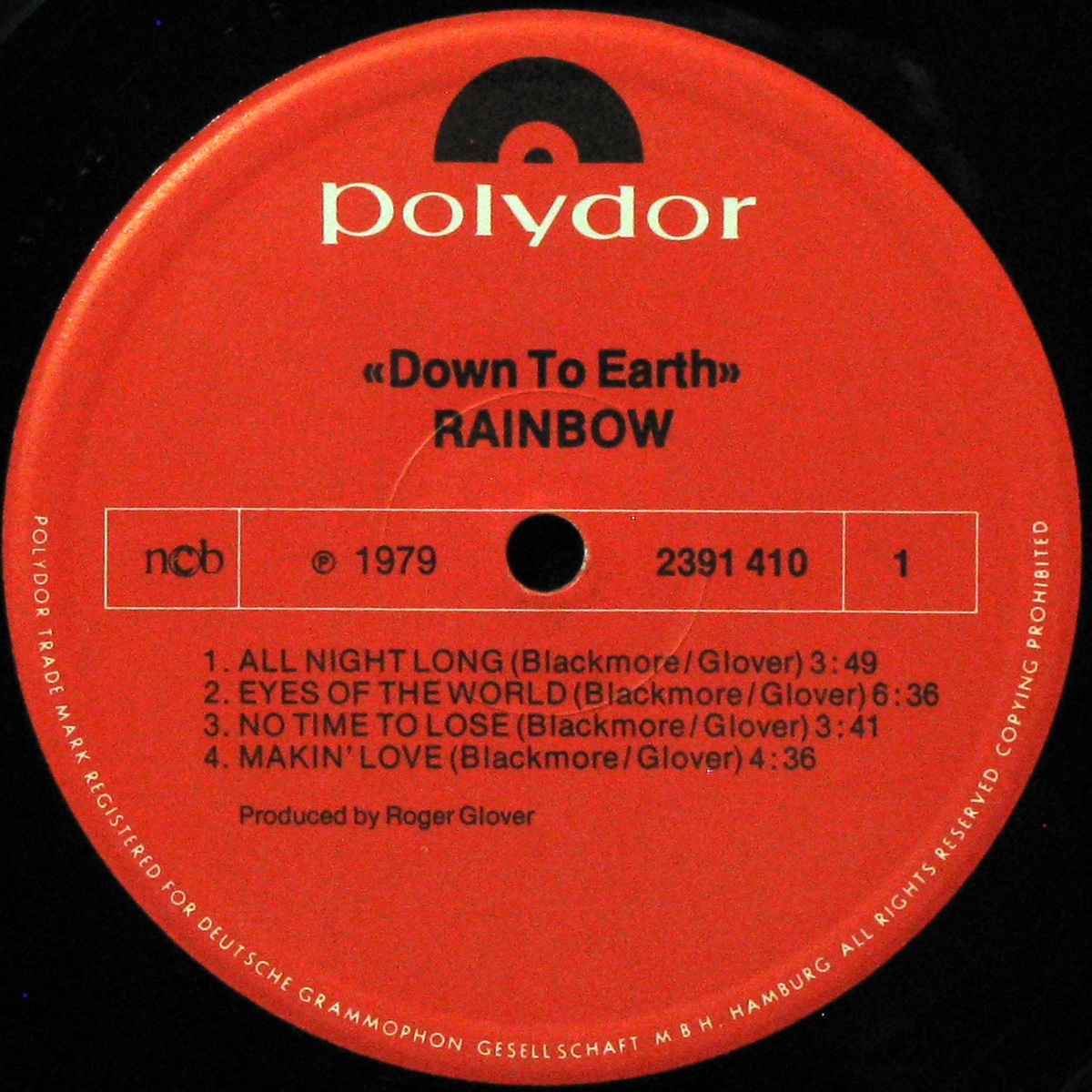 LP Rainbow — Down To Earth фото 2