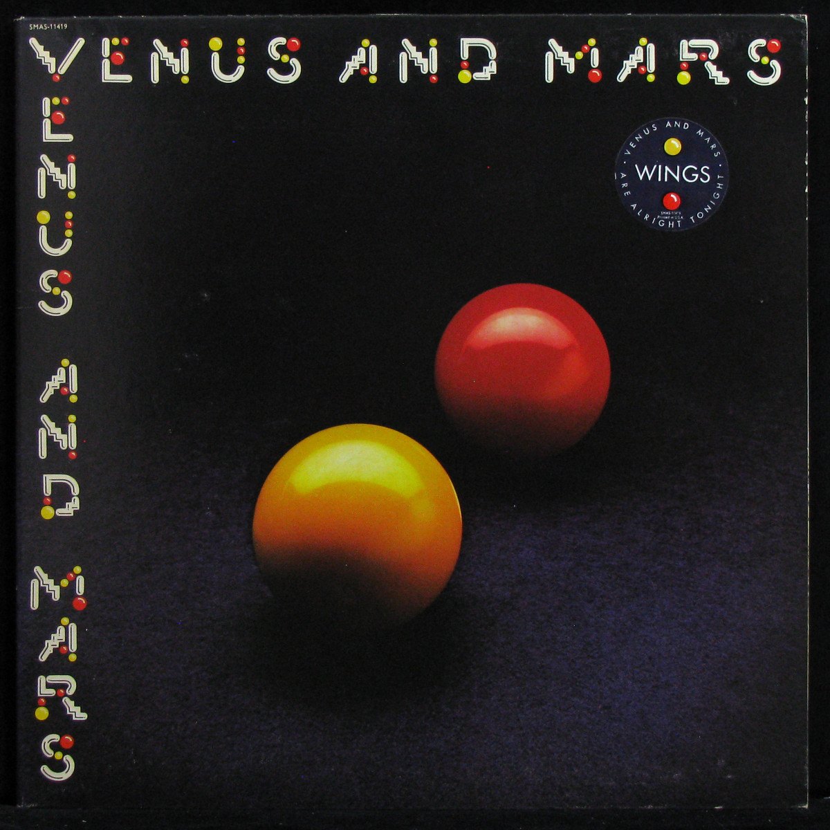 Пластинка Wings - Venus And Mars (+ 2 posters, + 2 stickers, 2LP), 1975 ...