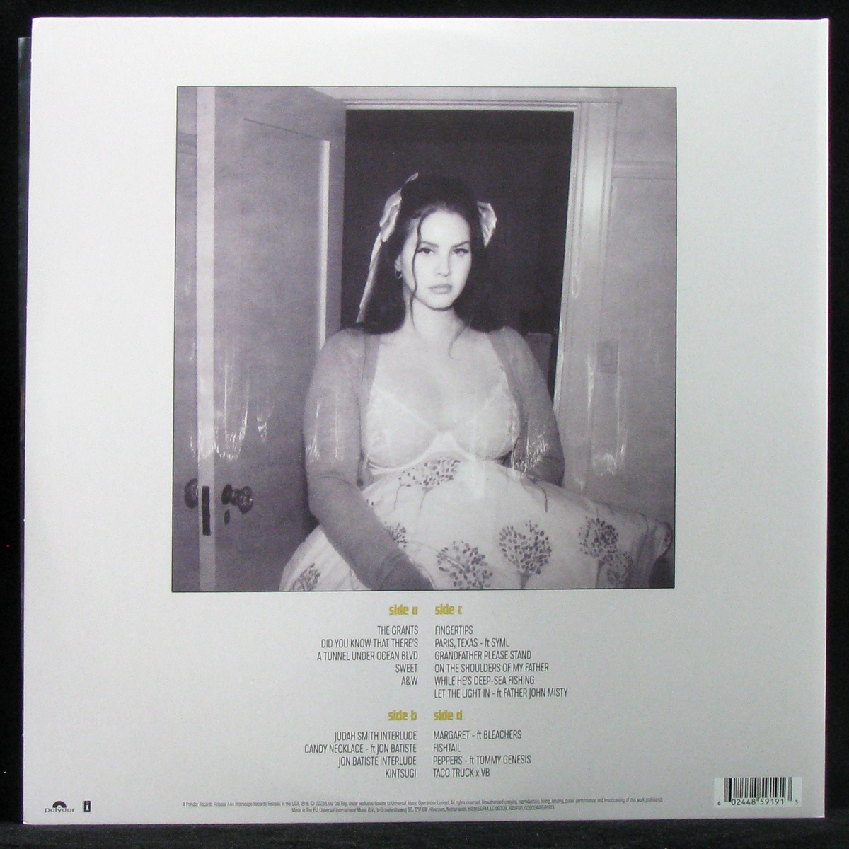 LP Lana Del Rey — Did You Know That There's A Tunnel Under Ocean Blvd (2LP) фото 2