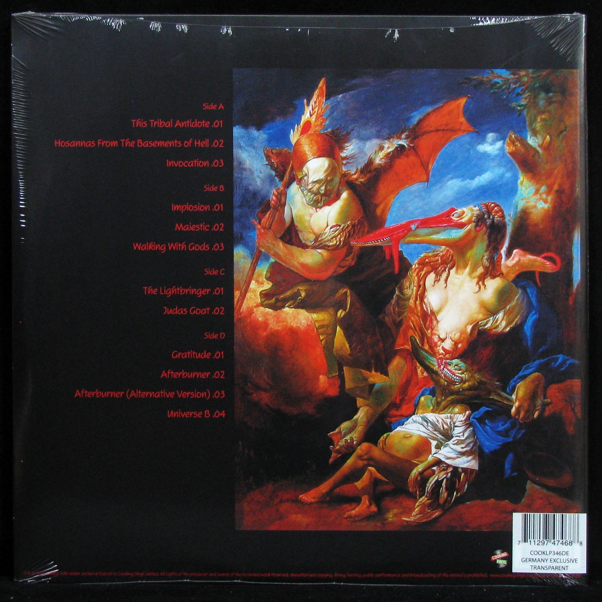 LP Killing Joke — Hosannas From The Basements Of Hell (2LP, coloured vinyl) фото 2