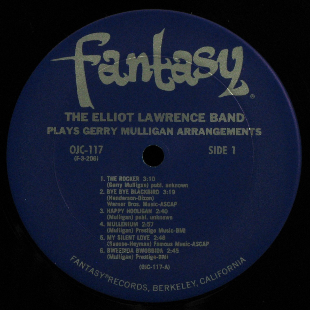 LP Elliot Lawrence Band — Plays Gerry Mulligan Arrangements фото 2