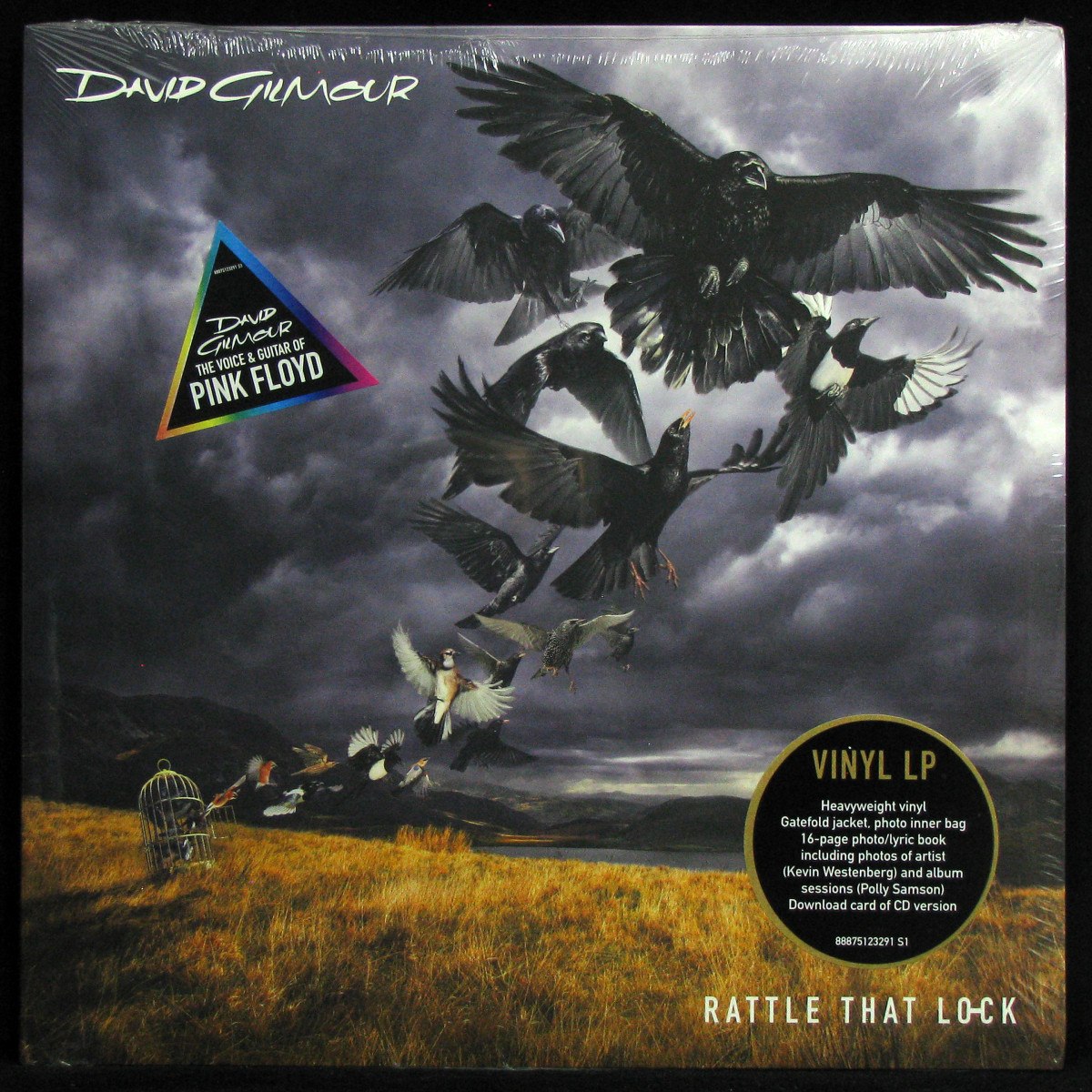 LP David Gilmour — Rattle That Lock (+ book) фото