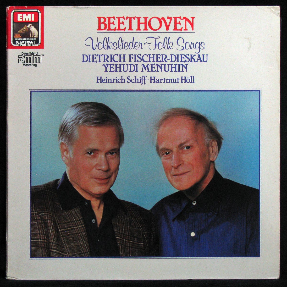 LP Dietrich Fischer-Dieskau / Yehudi Menuhin — Beethoven Volkslieder - Folk Songs фото