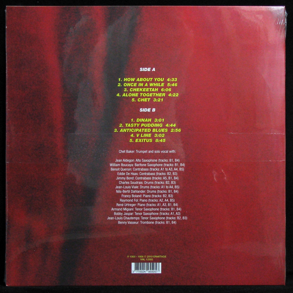 LP Chet Baker — I Get Chet (coloured vinyl) фото 2