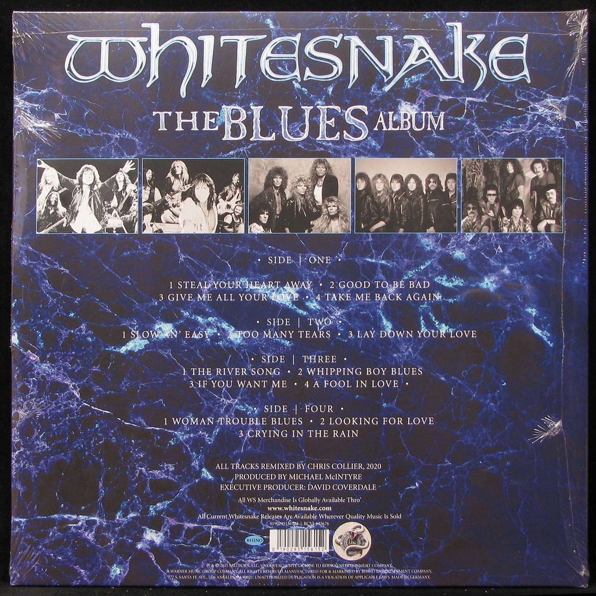 LP Whitesnake — Blues Album (2LP, coloured vinyl) фото 2