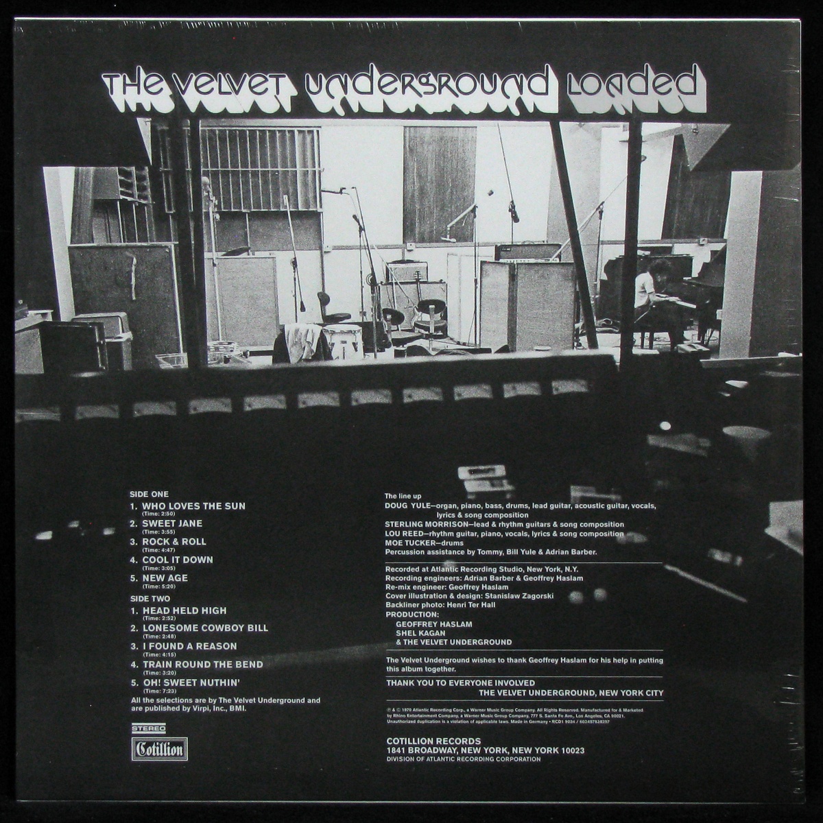 LP Velvet Underground — Loaded (coloured vinyl) фото 2