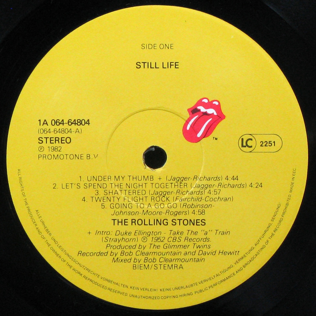 LP Rolling Stones — Still Life (American Concert 1981) фото 2