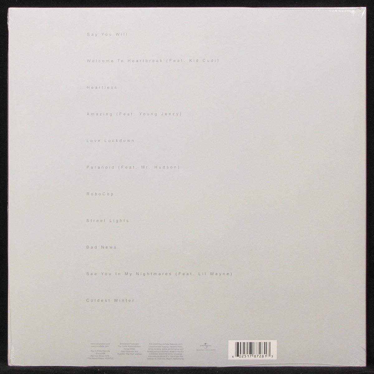 LP Kanye West — 808s & Heartbreak (2LP, +CD, + poster) фото 2