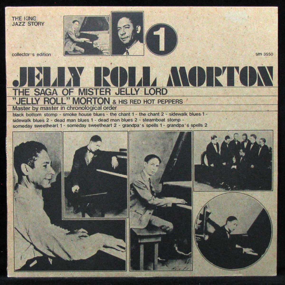 LP Jelly Roll Morton & His Red Hot Peppers — Saga Of Mister Jelly Lord Vol. 1 фото