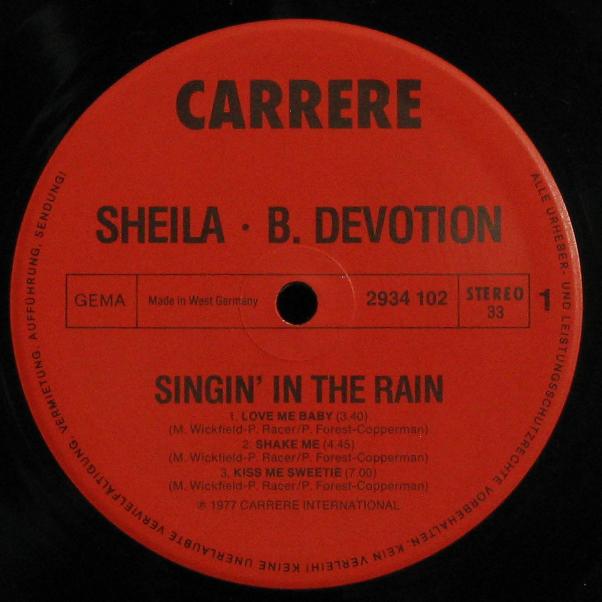 LP Sheila & B.Devotion — Singin' In The Rain фото 2