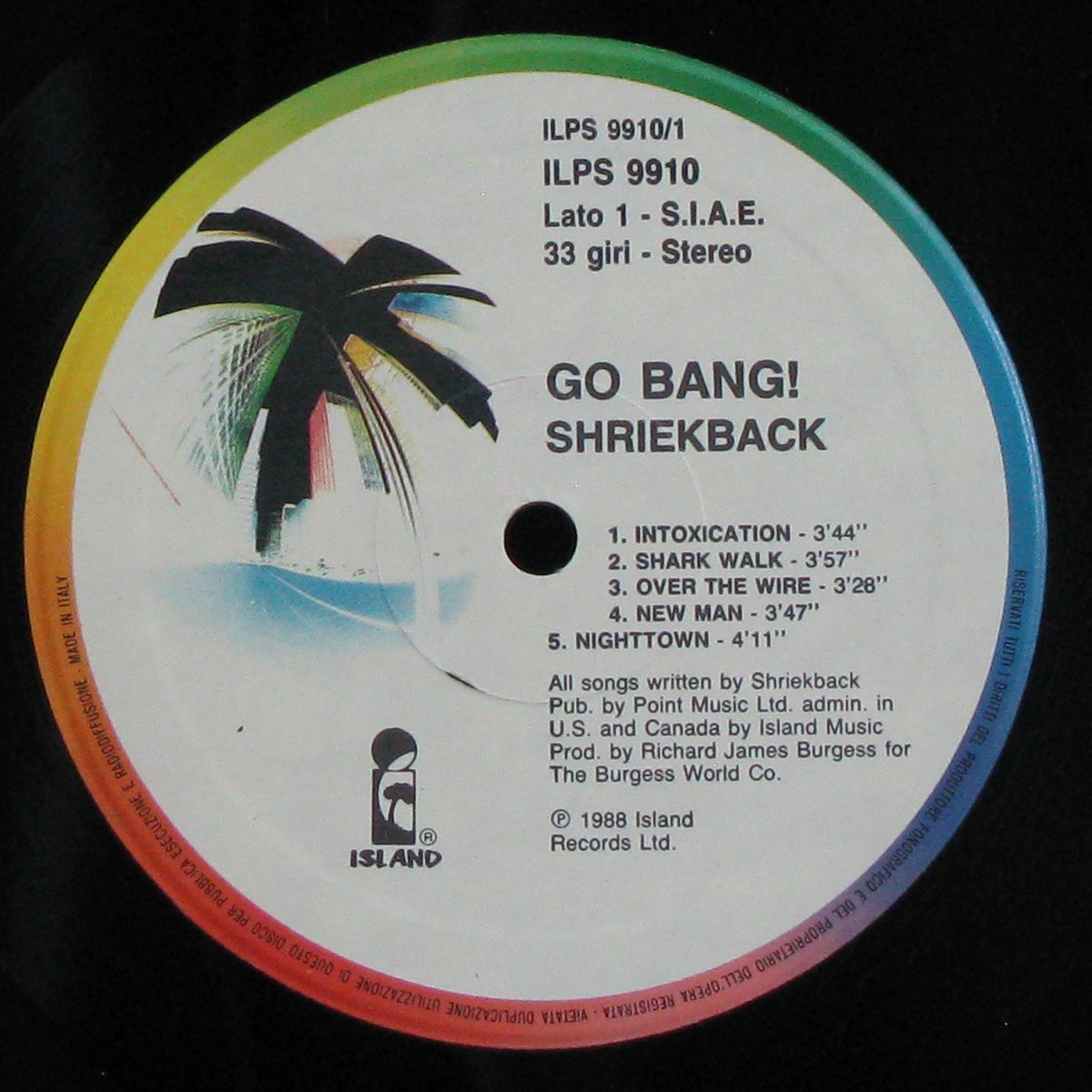 LP Shriekback — Go Bang! фото 2