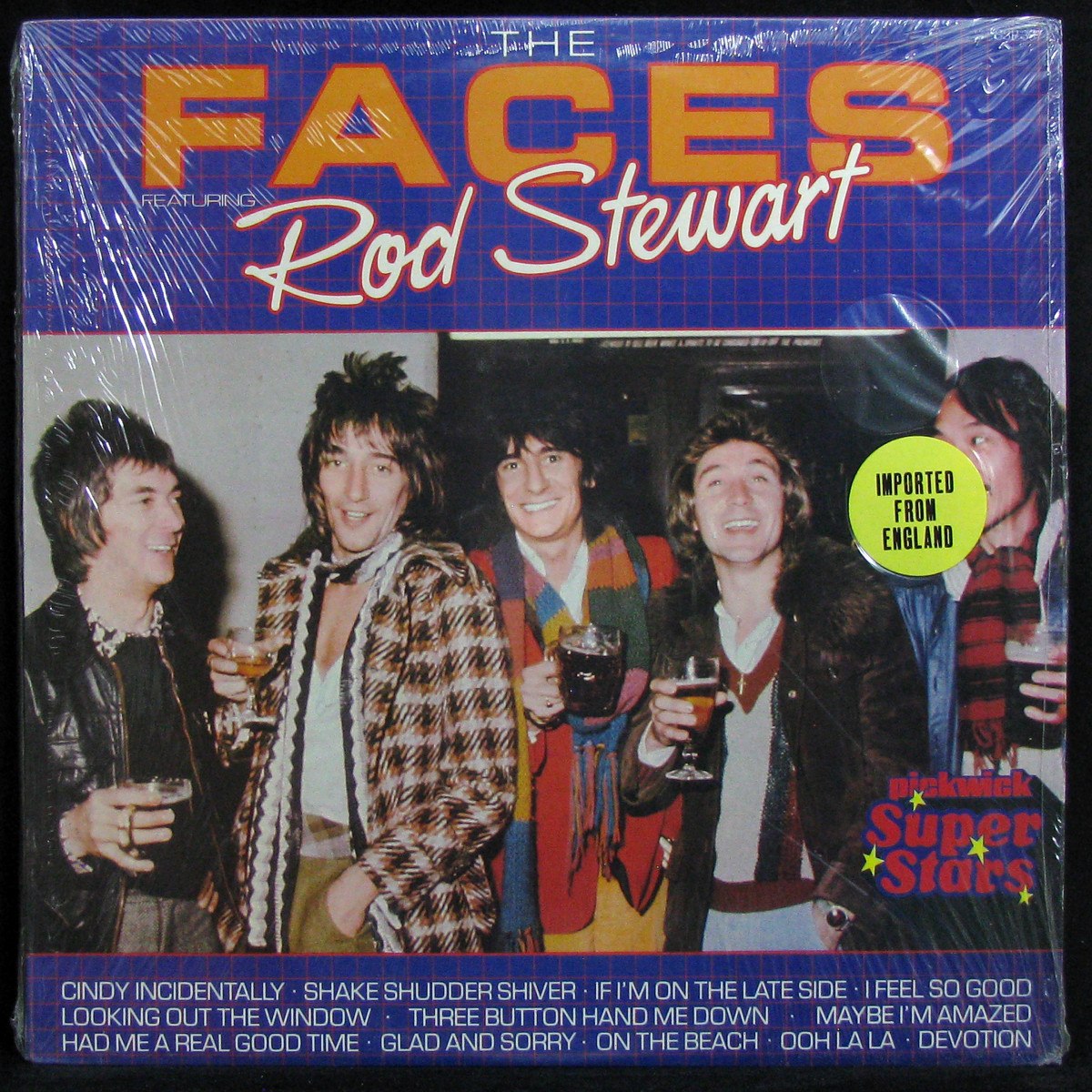 Купить виниловую пластинку Faces / Rod Stewart - Faces Featuring Rod ...