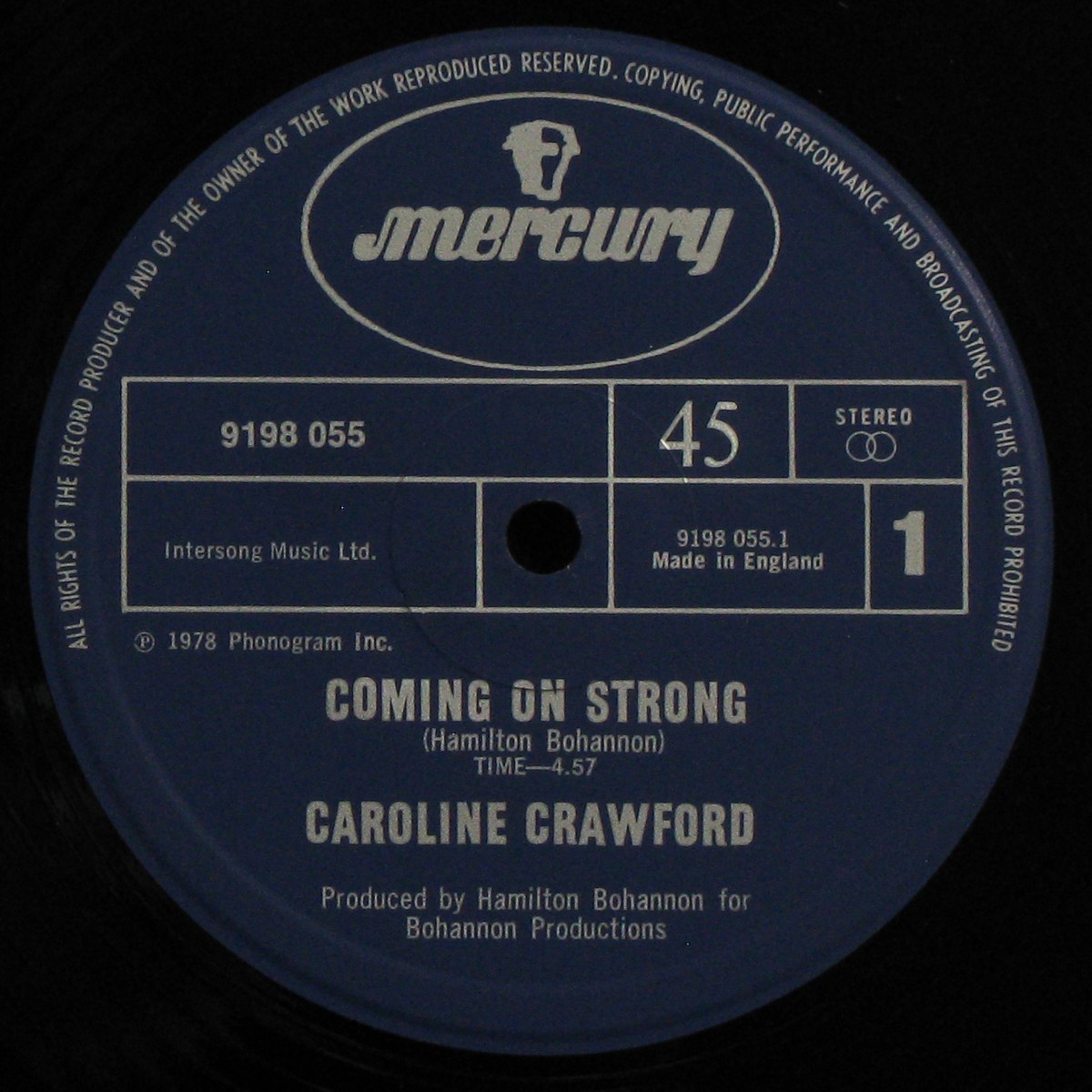 LP Caroline Crawford — Coming On Strong (maxi) фото 2