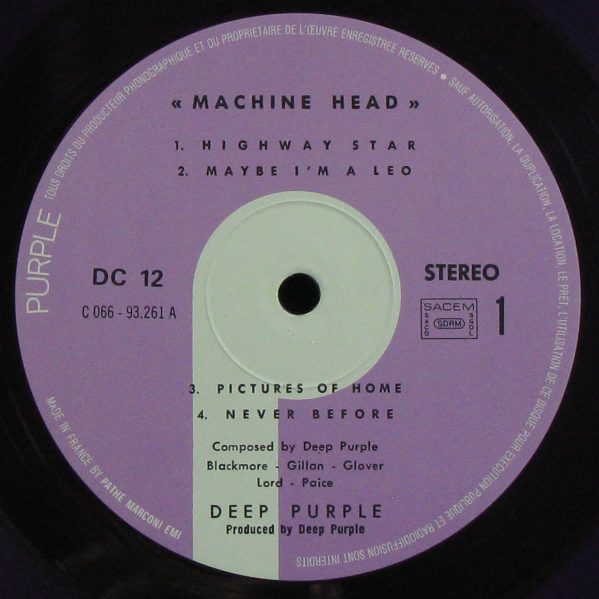 LP Deep Purple — Machine Head (coloured vinyl) фото 4