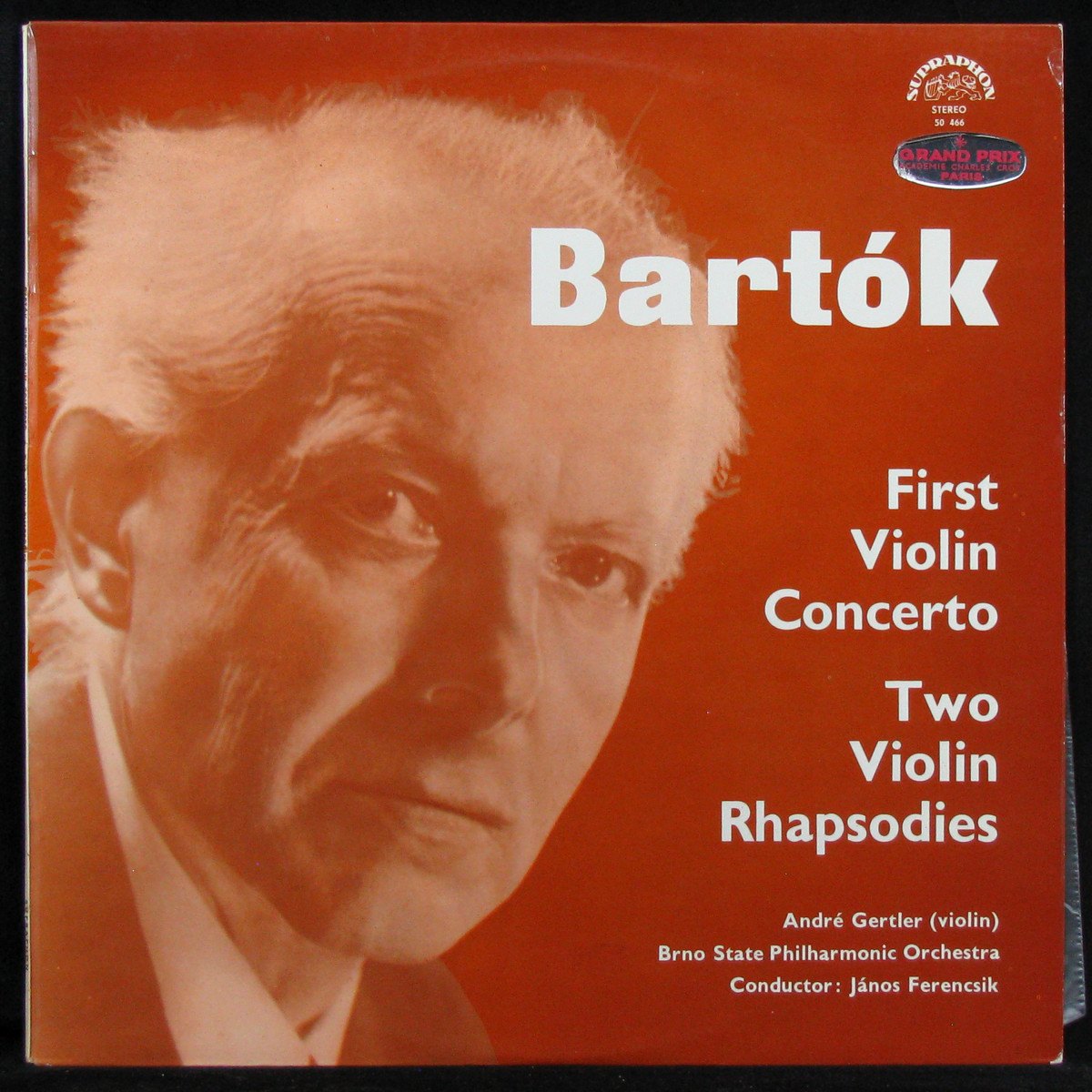 LP Brno State Philharmonic Orchestra — Bartok: First Violin Concerto / Two Violin Rhapsodies фото