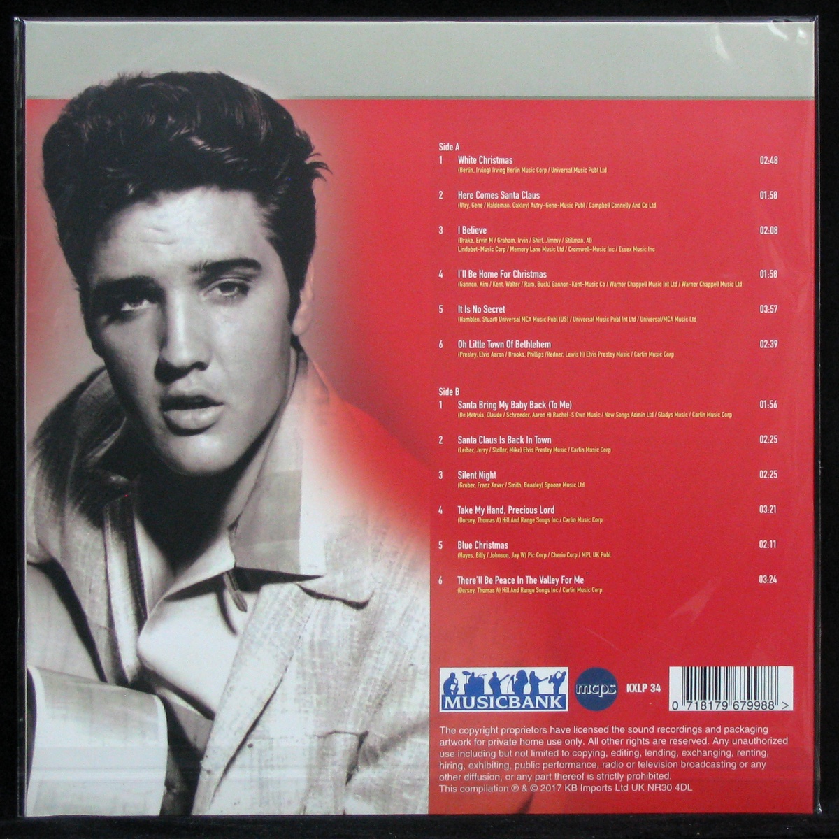 LP Elvis Presley — Christmas Album фото 2