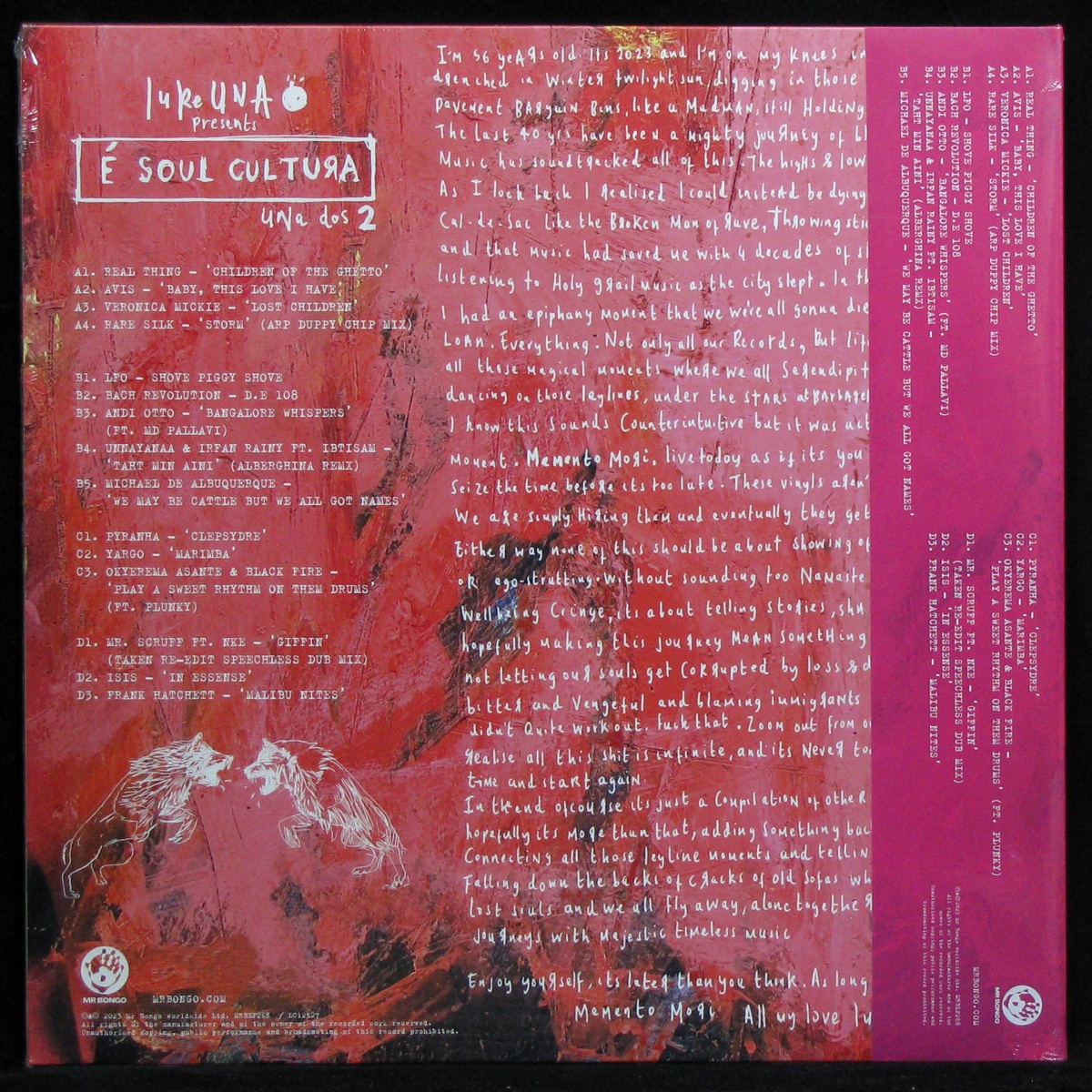 LP Luke Una — E Soul Cultura Volume 2 (2LP, + obi) фото 2