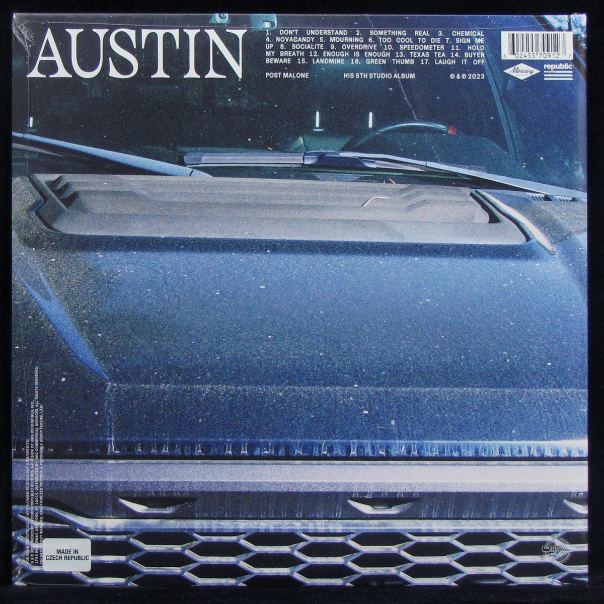 LP Post Malone — Austin (2LP, coloured vinyl) фото 2