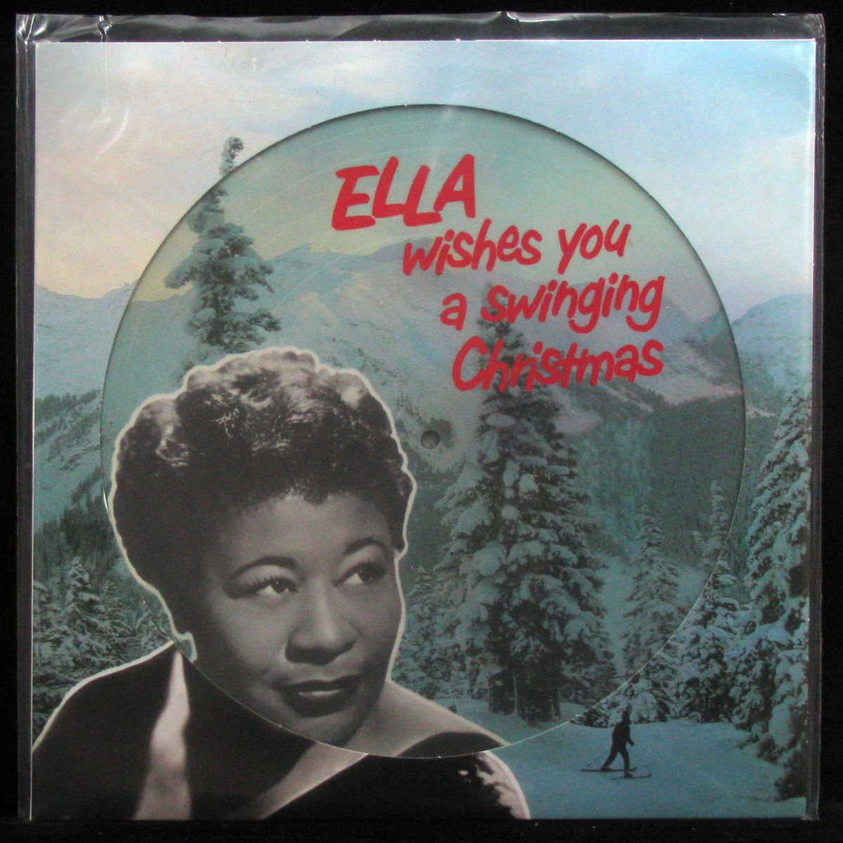 LP Ella Fitzgerald — Ella Wishes You A Swinging Christmas (picture disc) фото