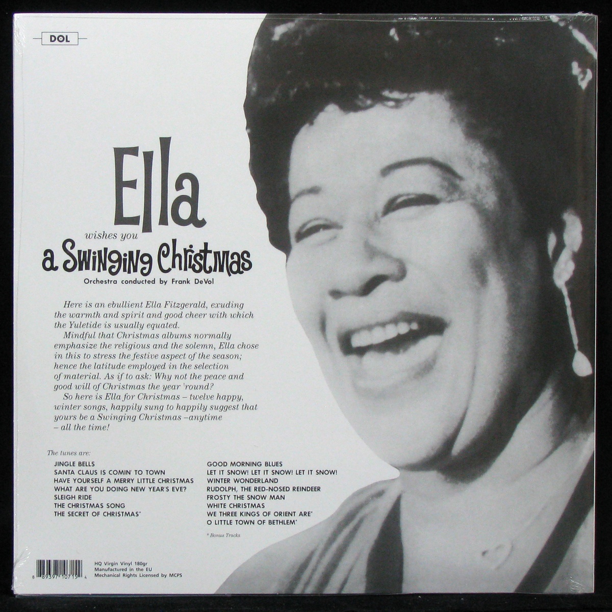LP Ella Fitzgerald — Ella Wishes You A Swinging Christmas (coloured vinyl) фото 2