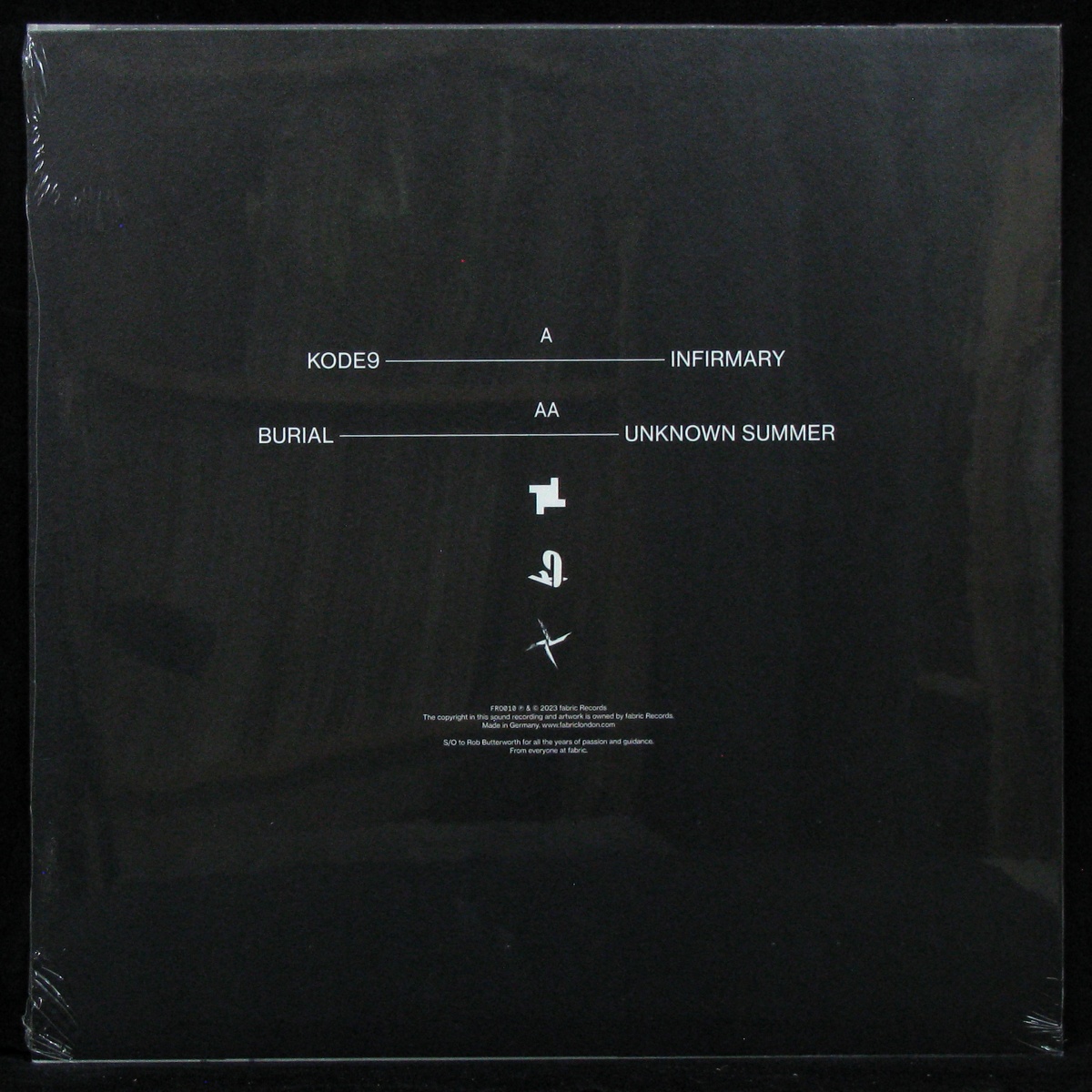 LP Kode9 & Burial — Infirmary / Unknown​ ​Summer (EP, coloured vinyl) фото 2
