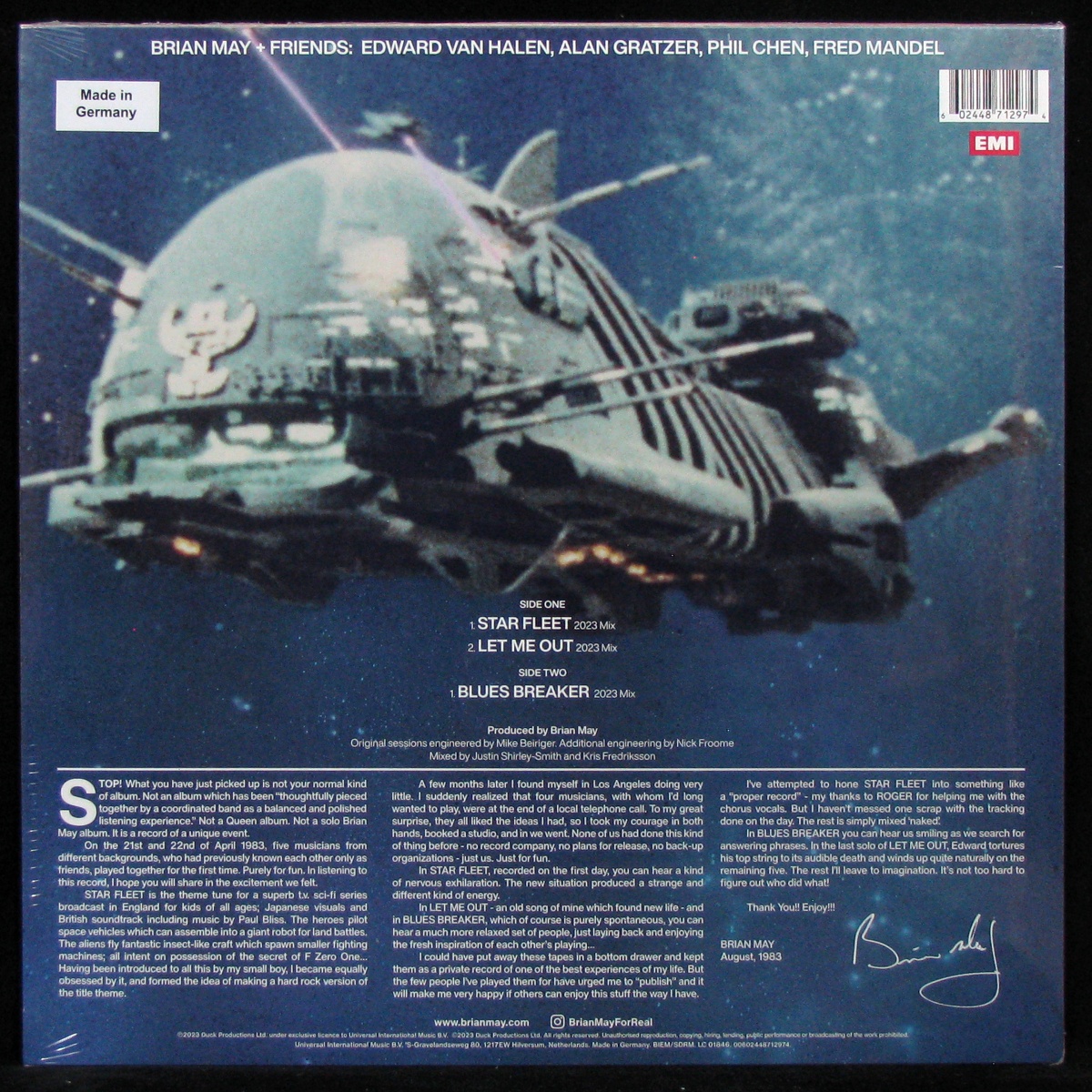 LP Brian May & Friends — Star Fleet Project (EP) фото 2