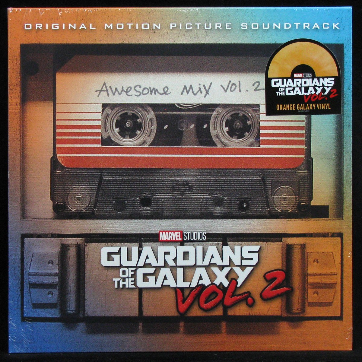 LP Soundtrack — Guardians Of The Galaxy Vol.2 (Orange) (coloured vinyl) фото