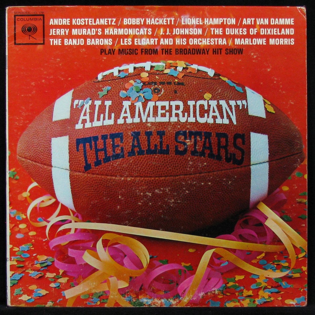 LP V/A — 'All American' Played by The All Stars (mono, promo) фото