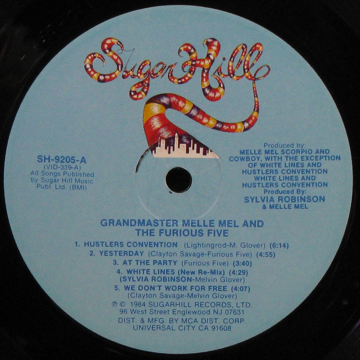 LP Grandmaster Melle Mel & The Furious Five — Grandmaster Melle Mel & The Furious Five фото 2
