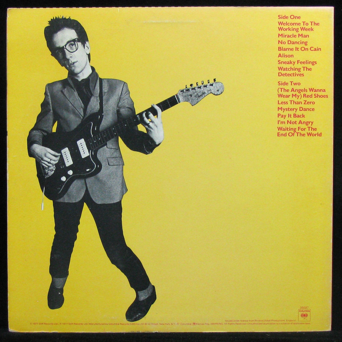 LP Elvis Costello — My Aim Is True фото 2