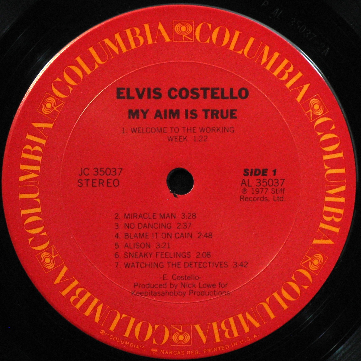 LP Elvis Costello — My Aim Is True фото 3